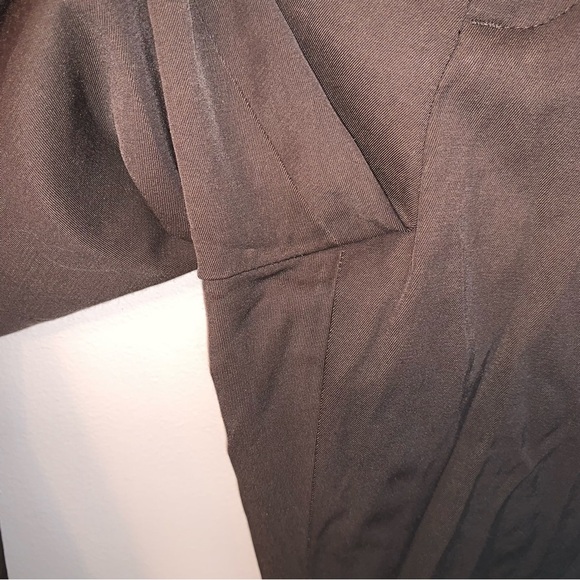 Zara Collection Brown Viscose Ankle Pants M - Picture 12 of 13